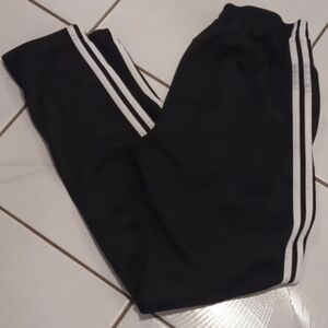 4/$80  Black Adidas Track Pants - Size Small